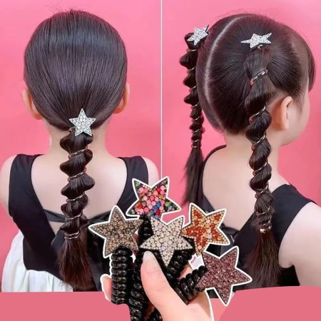(5 Pcs) Kids Trendy Hair Band