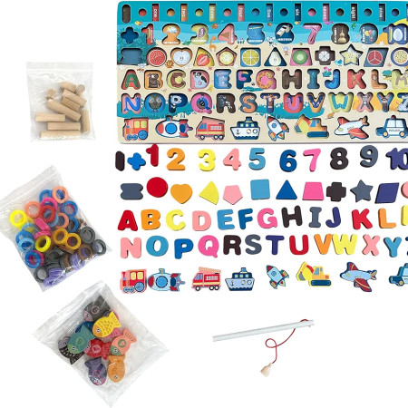 Kids puzzle board learning game